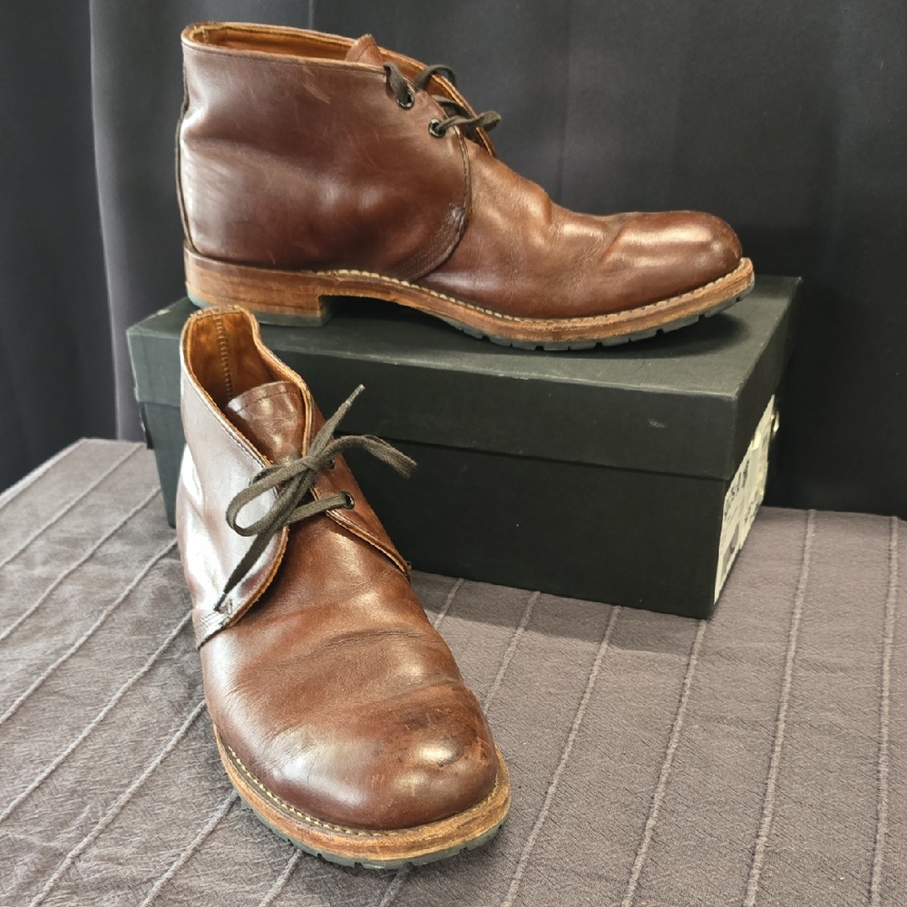 Red Wing Shoes Dark Brown Chukka Boots